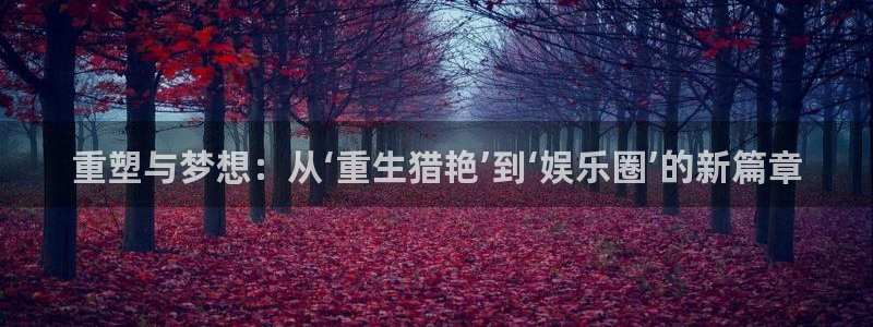 恩佐娱乐：重塑与梦想：从‘重生猎艳’到‘娱乐圈’的新篇章